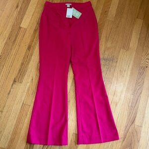 Magenta Pink Work Pants, Size 8 H&M NWT